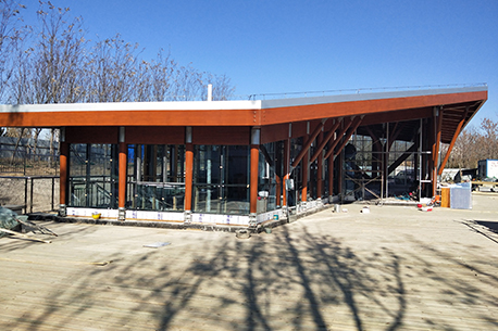 北京中關村現代膠合木休閑會所工程