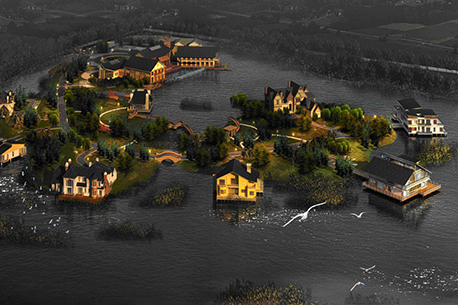 曹妃甸木結構度假酒店别墅