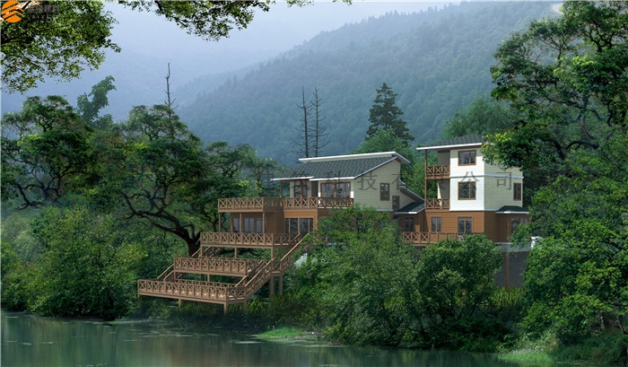 景區民宿木屋