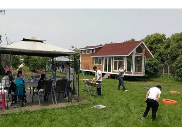 山水悠悠，移動木屋作伴